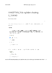 Trắc nghiệm chương 3 Văn hóa kinh doanh và khởi nghiệp | Đại học Bách Khoa Hà Nội