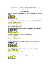 Nội dung ôn tập môn Lịch Sử đảng cộng sản VIệt Nam(có đáp án) | Đại học Lâm Nghiệp