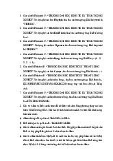 Bài tập ôn tập An toàn thông tin | Đại học Kinh tế kỹ thuật công nghiệp