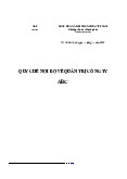 Quy chế nội bộ về quản trị công ty - Luật kinh tế | Trường đại học Luật, đại học Huế