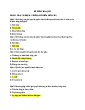 Ngân hàng trắc nghiệm Quản trị nhân lực có đáp án | Đại học Nội Vụ Hà Nội