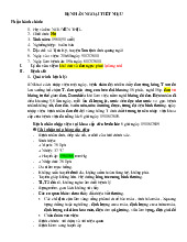 Bệnh án ngoại tiết niệu | Y tế - Sức khỏe