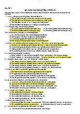 Revision For Second Term Test No 5 Keys - Tiếng anh (A2-B1) | Trường Đại học Thủ đô Hà Nội