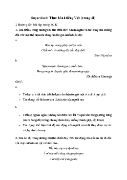 Soạn bài Thực hành tiếng Việt trang 41 - Cánh Diều 6
