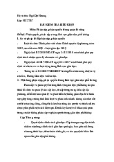 BÀI KIỂM TRA ĐIỀU KIỆN Môn Phân cấp, phân quyền trong quản lý công | Học viện Hành chính Quốc gia