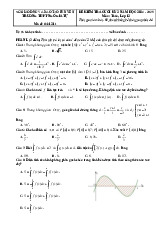 Đề cuối kỳ 2 Toán 12 năm 2024 – 2025 trường THPT Ngô Gia Tự – Phú Yên