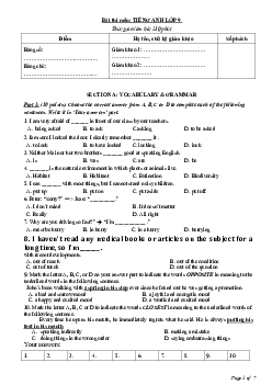 Đề thi chọn học sinh giỏi lớp 9 THCS tỉnh Nghệ An năm học 2018-2019