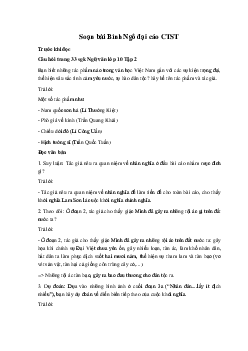 Soạn bài Bình Ngô đại cáo CTST