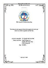 Vận dụng các phương pháp thống kê trong phân tích, đánh giá và dự báo chi tiêu hộ gia đình tại Việt Nam  | Bài tập nhóm môn Thống kê ứng dụng  | Trường Đại học Kinh Tế Quốc Dân