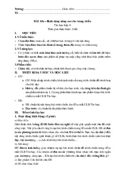 Giáo án Tin học 8 Bài 10a: Định dạng nâng cao cho trang chiếu | Kết nối tri thức
