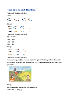 Giải SGK môn Toán 3 - Bài 54: Phép cộng trong phạm vi 10000| Kết nối tri thức