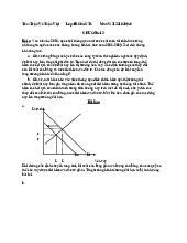 Bài tập chương 13,14 môn kinh tế vĩ mô | Đại học Kinh tế Thành phố Hồ Chí Minh