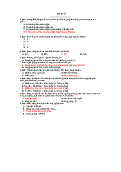 Đề ôn tập môn con người và môi trường | Trường Đại học Mở Thành phố Hồ Chí Minh