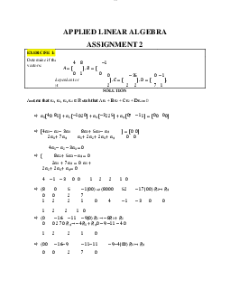 Assignment 2 - Solution