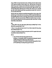 NQTM - Phân tích tình huống nhượng quyền thương mại giữa F&F và ông C