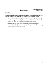 Principle of Econ HW1 (Solutions & Analysis of Key Concepts) | Microeconomics | Trường Đại học Quốc tế, Đại học Quốc gia Thành phố Hồ Chí Minh