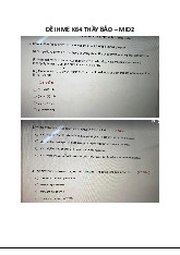 Đề thi giữa kỳ II | Microeconomics | Trường Đại học Quốc tế, Đại học Quốc gia Thành phố Hồ Chí Minh