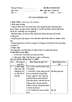 Giáo án Đạo đức 2 sách Cánh diều (Cả năm) | Bài 14
