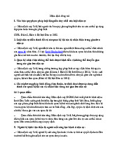 Bài tập nhận định đúng sai luật hình sự | Đại học Nội Vụ Hà Nội