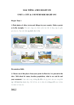 Tiếng Anh 8 Unit 1 Right on! trang 21