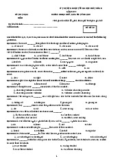 Đề thi tham khảo kỳ thi tốt nghiệp trung học phổ thông năm 2022 số 10 | Học viện Hành chính Quốc gia