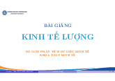 Bài giảng Kinh tế lượng | Trường Đại học Thương Mại