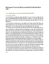 Khái quát về văn học Việt Nam từ thế kỉ X đến hết thế kỉ XIX - Ngữ văn 10