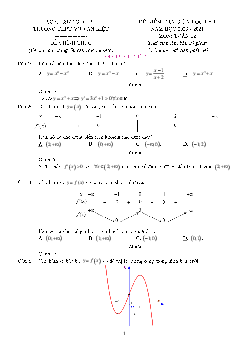 Đề giữa kỳ 1 Toán 12 năm 2023 – 2024 trường THPT Võ Văn Kiệt – Gia Lai