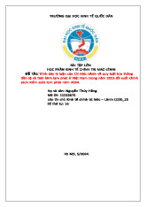Lạm phát và Quy luật lưu thông | Môn Kinh tế chính trị Mác-Lênin - Đại học Kinh Tế Quốc Dân
