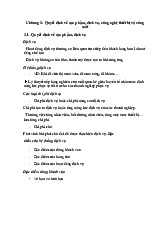Chương 3 quyết định về sản phẩm dịch vụ 2 môn Quản trị sản xuất và tác nghiệp | Học viện Nông nghiệp Việt Nam