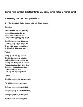 Tổng hợp những bài thơ tình yêu siêu lãng mạn, ý nghĩa nhất