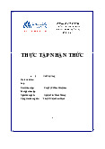 Báo cáo TTNT - Hứa Thị Hồng Lan (Bản chính) - Tham khảo | Đại học Hoa Sen