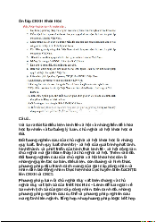 Đề cương câu hỏi ôn tập - Chủ nghĩa xã hội khoa học | Đại Học Hà Nội