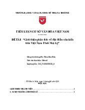 Giới thiệu phân tích về đặc điểm của kiến trúc Việt Nam Thời Nhà Lý-Trường đại học Văn Lang
