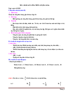 Giáo án bám sát toán 11 cả năm phương pháp mới