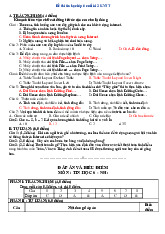 Đề thi học kỳ 2 môn Tin học lớp 6 năm học 2024 - 2025 - Đề số 2 | Bộ sách Kết nối tri thức