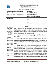 Bài thi học phần: Tư tưởng Hồ Chí Minh - Mã số đề thi: 01 | Trường Đại học Thương Mại