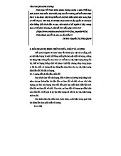 MỐI QUAN HỆ BIỆN CHỨNG GIỮA CHẤT VÀ LƯỢNG - MÔN TRIẾT HỌC MÁC LÊNIN