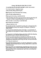 Chương 7 Kế Hoạch Cung Ứng Vật Tư  5 môn Lập kế hoạch doanh nghiệp  | Học viện Nông nghiệp Việt Nam
