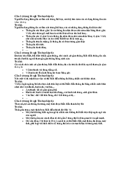 Giải bài tập SGK Tin học 6 bài 2: Thông tin và biểu diễn thông tin | Chân trời sáng tạo