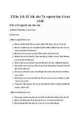 TOP 53 Bài văn tả mẹ hay nhất, đặc sắc nhất | Tập làm văn 5