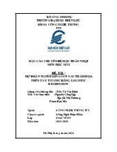 Dự Đoán Khả Năng Sống Sót Sau Thảm Họa Titanic - Nhập Môn Học Máy 2024 | Đại học điện lực