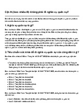 Cận thị bao nhiêu độ không phải đi nghĩa vụ quân sự?