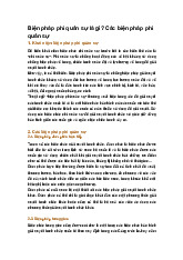 Biện pháp phi quân sự là gì? Các biện pháp phi quân sự