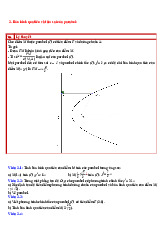 Parabol Bán Kính Qua Tiêu Và Tâm Sai | Toán 12