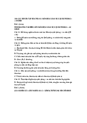 Top 200 câu hỏi ôn tập cuối học phần | Trường Đại học Sư phạm Hà Nội