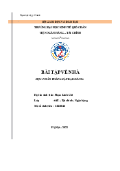 BTVN PLĐC phân biệt các quy phạm pháp luật| Đại học Kinh Tế Quốc Dân