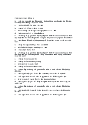 Trắc nghiệm Chương 3 - Tư tưởng Hồ Chí Minh | Trường Đại học Mở Thành phố Hồ Chí Minh