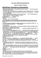 Đề cương trắc nghiệm ôn tập cuối kì | Môn kinh tế môi trường