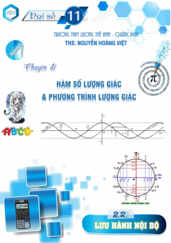 Chuyên đề hàm số lượng giác và phương trình lượng giác – Nguyễn Hoàng Việt